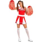 D�guisement pompom girl femme cheerleader football am�ricain �cole secondaire professions - rouge