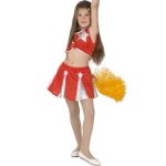 D�guisement pompom girl rouge pour enfant - el rey del carnaval - 3 ans - fille - sportif - carnaval