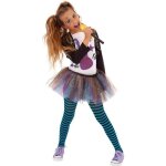D�guisement pop star bonnie b. pour fille - rubies - noir - costume ann�es 80 50 ou disco