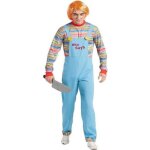 Dguisement de poupe diabolique pour homme - disfrazzes - combinaison et pull - multicolore - bleu