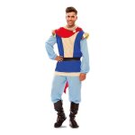 Dguisement de prince bleu pour homme - disfrazzes - chemise pantalon cape et ceinture - adulte - multicolore ...