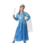 Dguisement princesse - atosa - cape bleue - robe et ceinture - fille 3 - 4 ans - multicolor