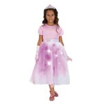 Dguisement princesse lumineuse fille 7 / 8 ans multicolore