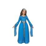Dguisement princesse mdival bleu - disfrazzes - pour fille - robe et diadme - intrieur - 3 ans + ...