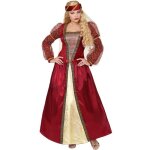 Dguisement princesse mdivale aisa - widmann - rouge - adulte femme