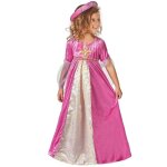 Dguisement - lucida - dguisement princesse mdivale rose et or fille