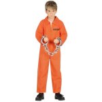 D�guisement prisonnier am�ricain garcon 5 / 6 ans orange cuivre mandarine