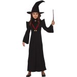Dguisement professeur de magie fille - generique - 10  12 ans - noir - polyester - intrieur