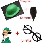 Dguisement professeur tournesol adulte - dupont et dupond - set de 3 pices - vert - mixte - intrieur ...