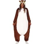 D�guisement pyjama - �cureuil femme - 100% polyester - confortable - int�rieur