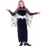 Dguisement reine araigne fille - orange / noir - robe ceinture