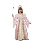 Dguisement reine mdivale rose - disfrazzes - pour enfant  partir de 3 ans - coiffe et robe incluses ...