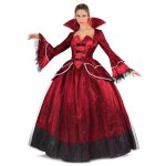 Dguisement de reine vampire - my other me - plusieurs tailles - noir - rouge - polyester