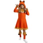 D�guisement renard fille - funidelia - robe � capuche et gants - multicolore
