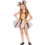 Dguisement de renne tutu pour fille - widmann - noir - pour les ftes de nol - 3 ans