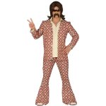 Dguisement rtro homme - marque no name - modle hippie - jaune - style anne 70