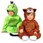 Dguisement rversible tigre / dragon enfant 3 / 4 ans - vert - 2 en 1