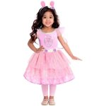 Dguisement robe fe peppa pig pour enfant - marque amscan - rose - intrieur - modle fee peppa pig
