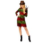 Déguisement robe freddy kruger femme xl - rouge bordeaux - halloween Déguisement robe freddy kruger femme xl - rouge bordeaux - halloween
