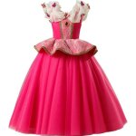 Deguisement robe princesse pour aurora robes 3 - 10 ans fille cosplay costume en halloween noel anniversaire ...