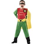 D�guisement - robin intr�pide - 6 ans - noir et vert - id�al pour carnaval