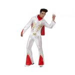 Dguisement rock star - ac - dco - adulte - blanc - polyester - m / l