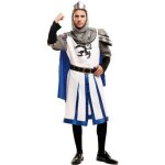 Dguisement roi arthur mdival homme - multicolore - casaque cape ceinture couronne incluses