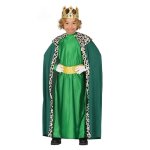 Dguisement roi mage vert enfant