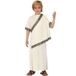 D�guisement - romain dionisio - enfant 7 ans - toge rouge - couronne de lauriers - gar�on