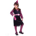 D�guisement - rubies - witchy patch - taille s - robe imprim�e avec manches - serre - t�te chapeau