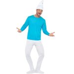 Dguisement schtroumpf homme - the smurfs - bleu