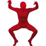 Dguisement seconde peau uni adulte - ptit clown - kolalapo - rouge - polyester / spandex