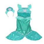 Dguisement de sirne - melissa & doug - costume et accessoires - fille - 3 ans et plus - bleu