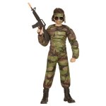 D�guisement - widmann - super soldat muscl� 3d - vert - pour gar�on 11 ans et plus - 158 cm