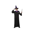 Dguisement sorcier adulte xl noir en polyester - ac - dco - harry potter