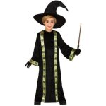 Dguisement sorcier noir et vert enfant - harry potter - tunique et chapeau - halloween