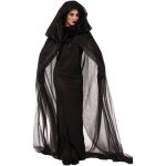 Dguisement sorcire anime halloween - zgeer - coupe slim en dentelle - noir