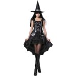 Dguisement de sorcire argente pour femme - disfrazzes - halloween - noir et multicolore