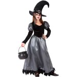 Dguisement sorcire - atosa - fille 10 - 12 ans - multicolor - mixte - noir