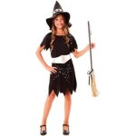 Dguisement de sorcire blanche et noire pour fille - disfrazzes - robe et chapeau inclus
