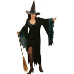 Dguisement sorcire femme halloween - marque 167744 - robe et chapeau inclus - multicolore / noir - ...