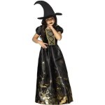 Dguisement sorcire spooky - boland - fille - halloween - noir et or