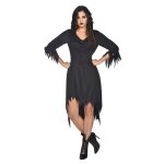 Dguisement sorcire tnbres robe noire femme