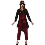Dguisement sorcire vaudou femme - prhistoire vaudou - rouge - polyester - adulte - no name