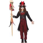 Dguisement de sorcire vaudou pour fille - sorcellerie - blanc - polyester - costume halloween