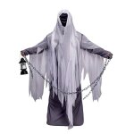 Costume spectre adulte - ptit clown - guisement fantme halloween horreur - robe longue cagoule - tenue ...