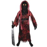 D�guisement - ptitclown - spectre rouge enfant - rouge - 5 ans + - tunique et cagoule