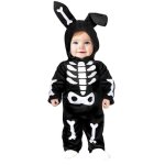 Dguisement squelette lapin bb - non spcifi - 12 / 18 mois - noir - mixte - intrieur