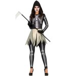 Dguisement squelette sinistre femme - fiestas guirca s. l. - taille m - noir