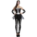 Dguisement de squelette tutu pour femme